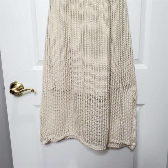 *SOLD* Maurices Ivory Sleeveless Lined Crochet Dress M - Picture 7 of 8